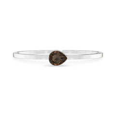 smoky quartz cut bracelet
