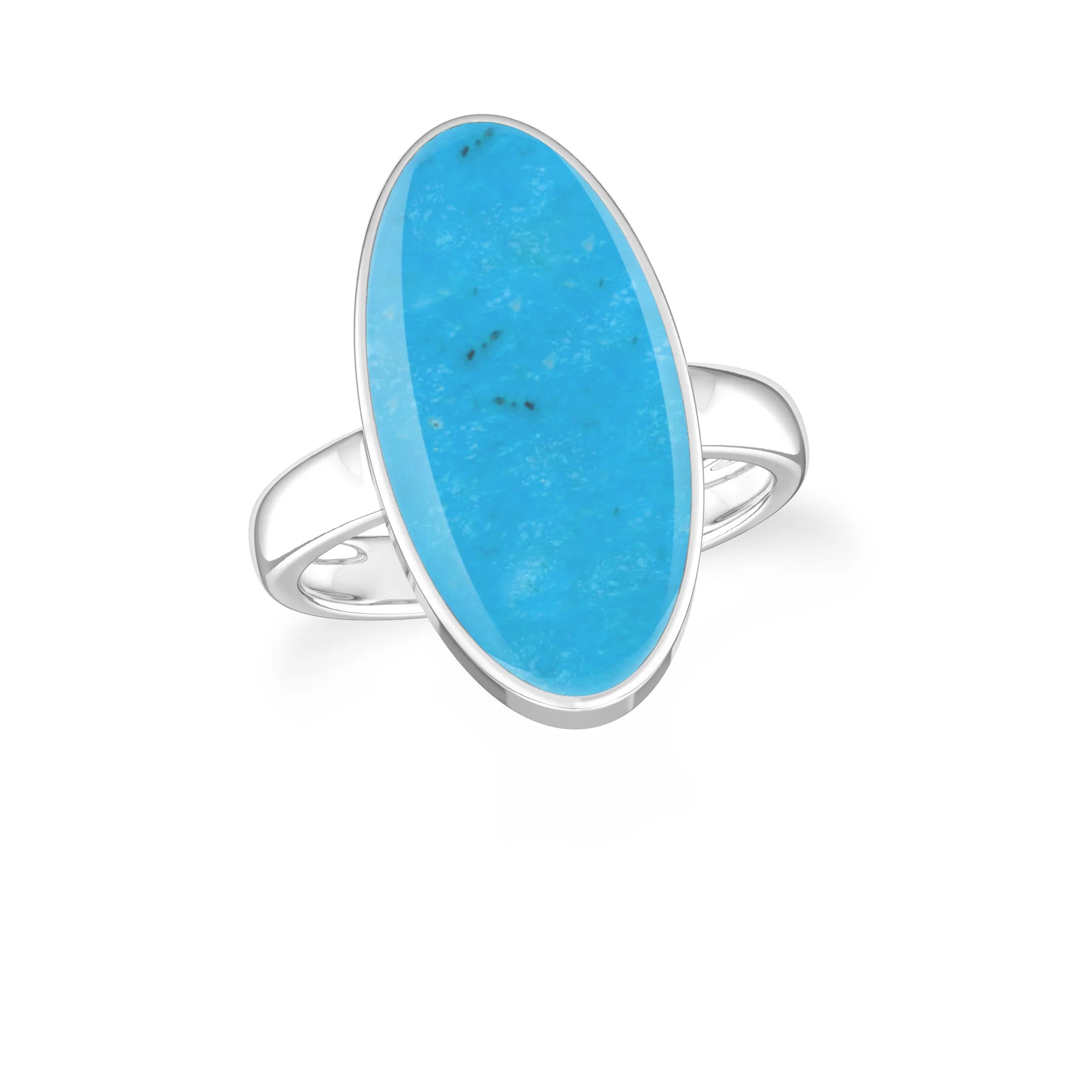 turquoise bezel-set ring