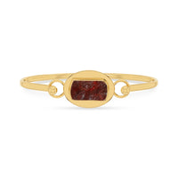 garnet rough bracelet