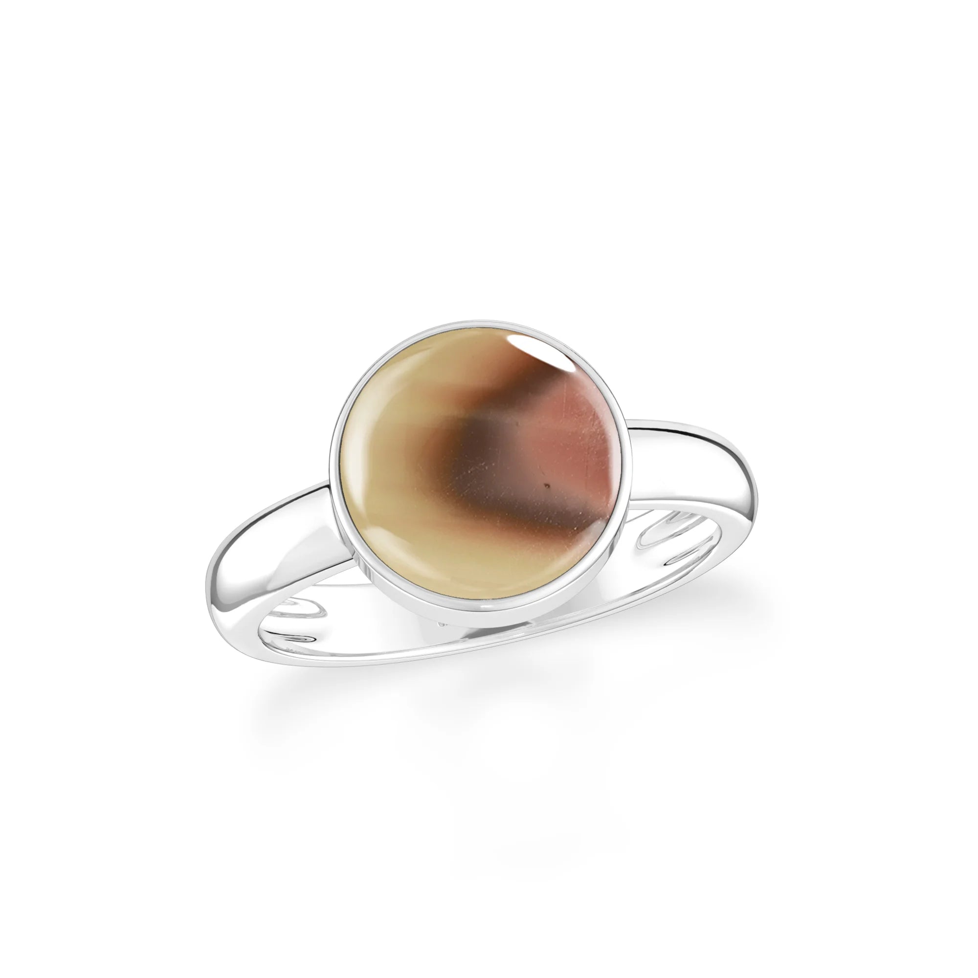 imperial-jasper bezel-set ring