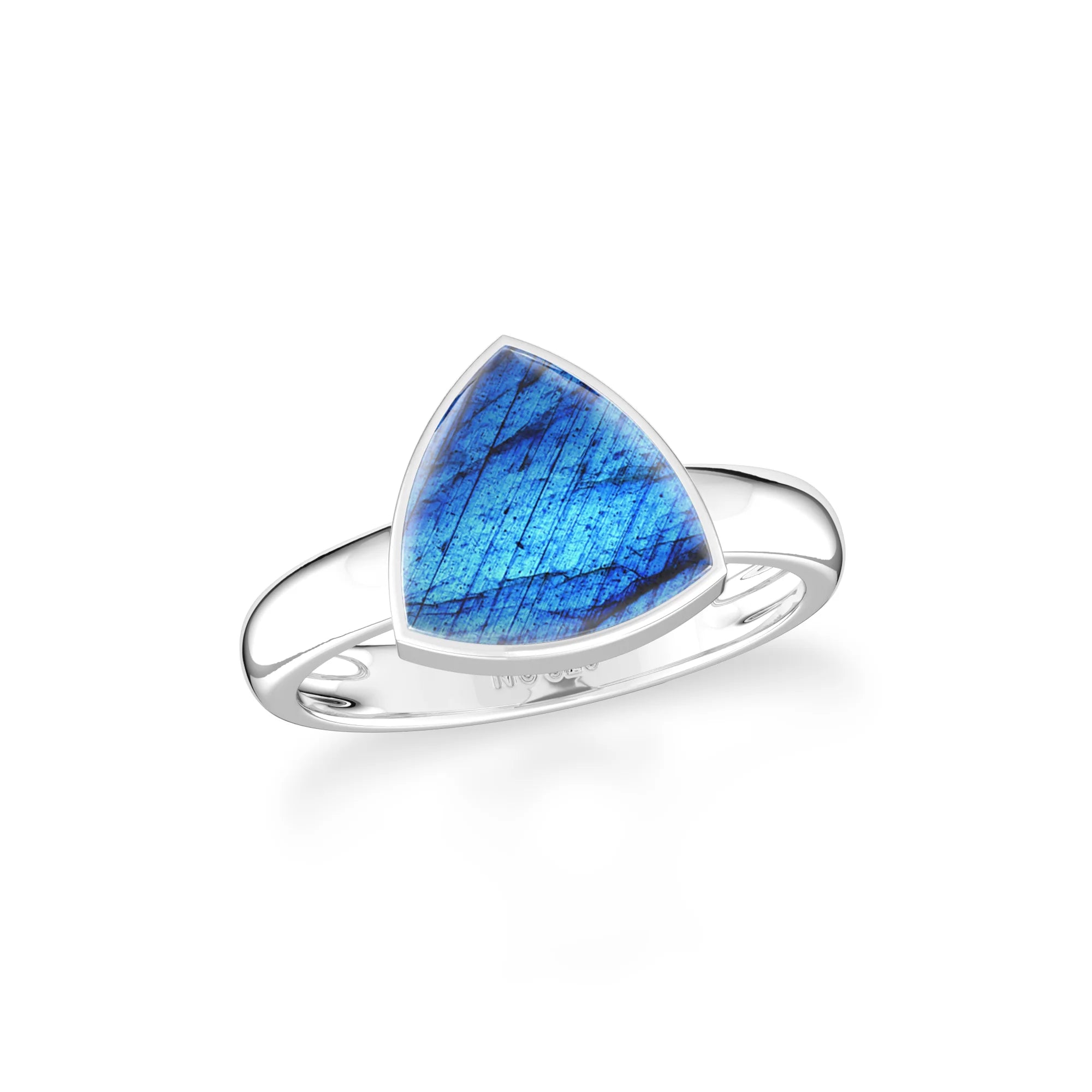 labradorite bezel-set ring