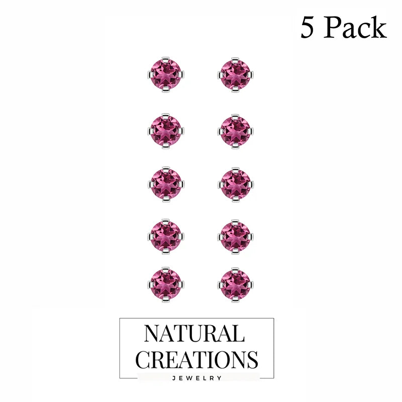 pink tourmaline earrings 