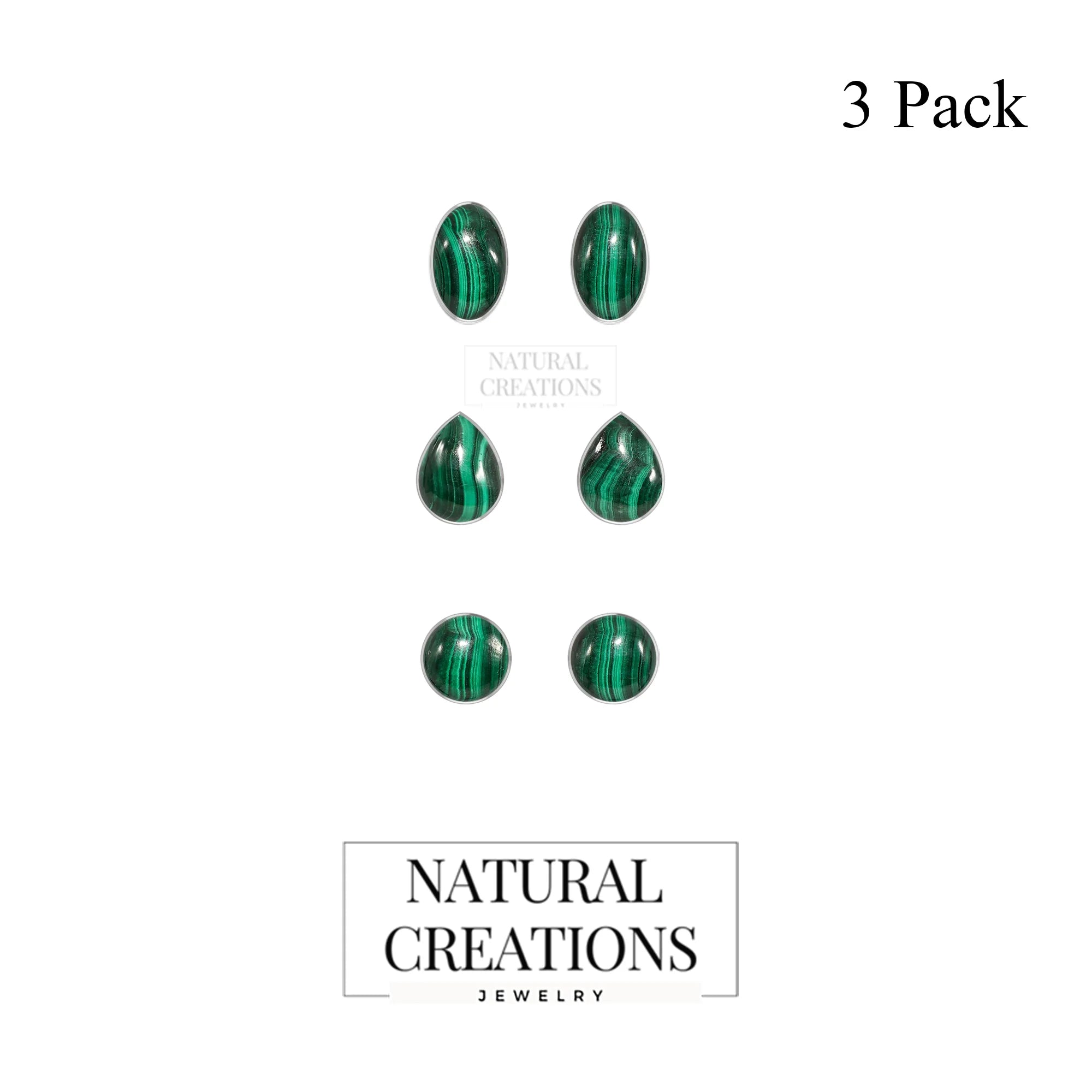 malachite earrings 