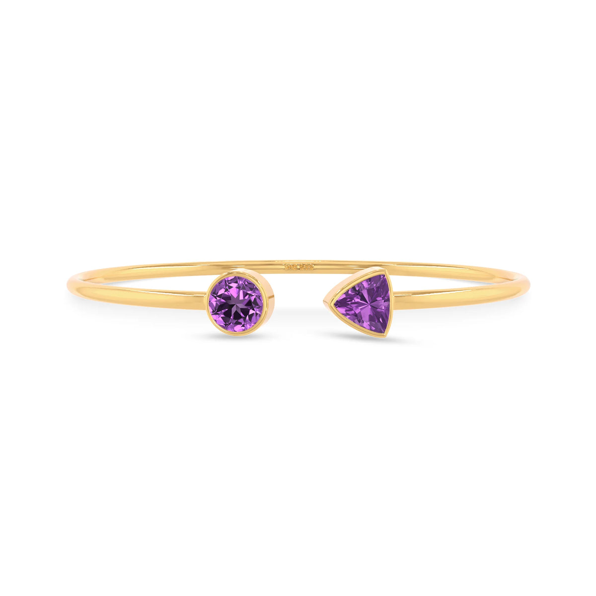 amethyst cut bracelet