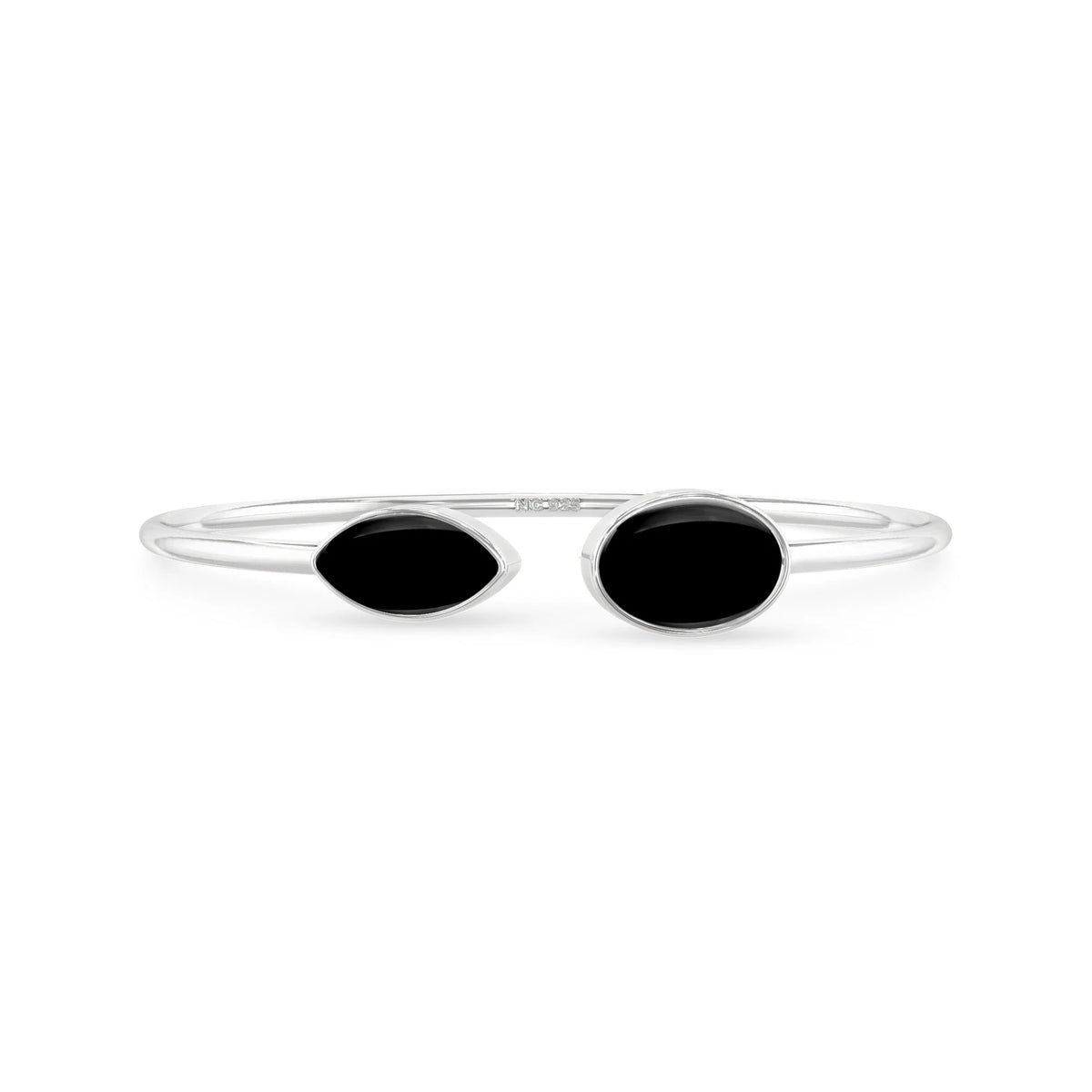black onyx cab bracelet