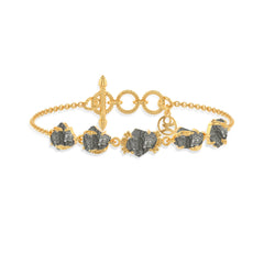 meteorite rough bracelet