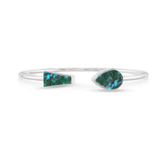 chrysocolla cab bracelet