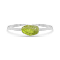 peridot rough bracelet