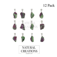 ruby zoisite pendant