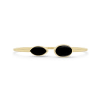 black onyx cab bracelet