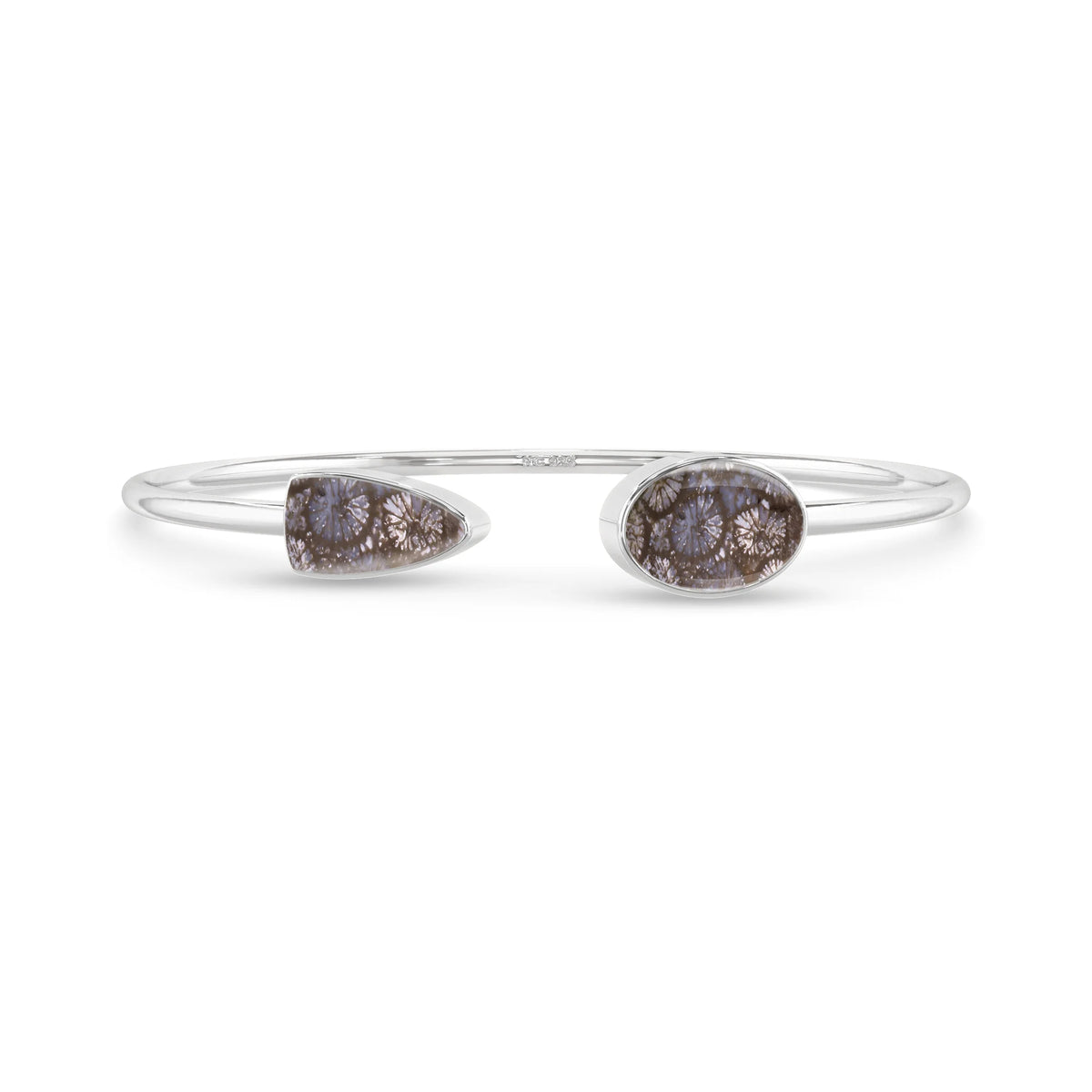 black fossil coral cab bracelet