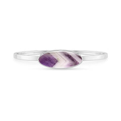 chevron amethyst rough bracelet