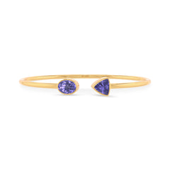 tanzanite cut bracelet