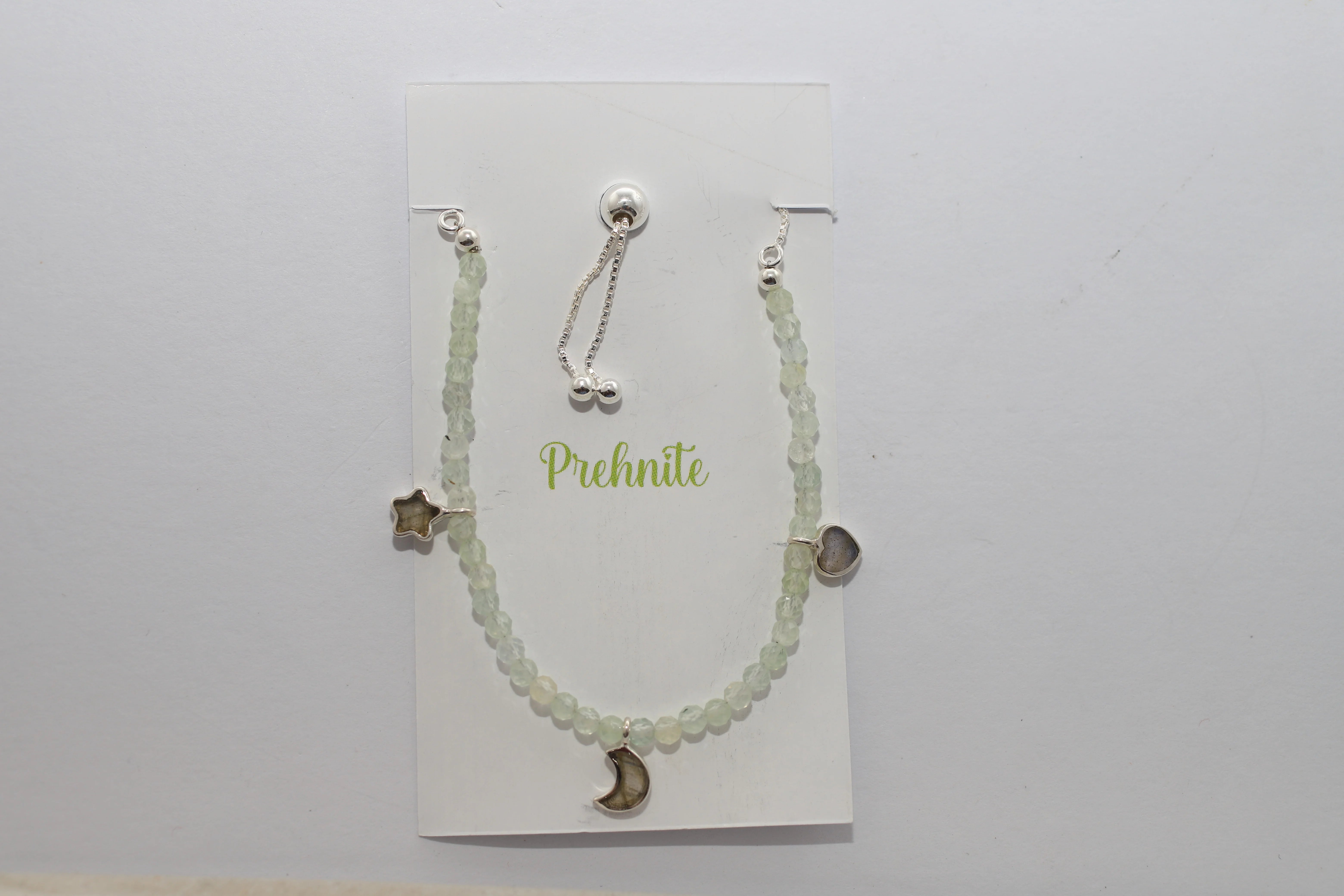 prehnite cut bracelet