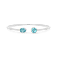 paraiba apatite cut bracelet