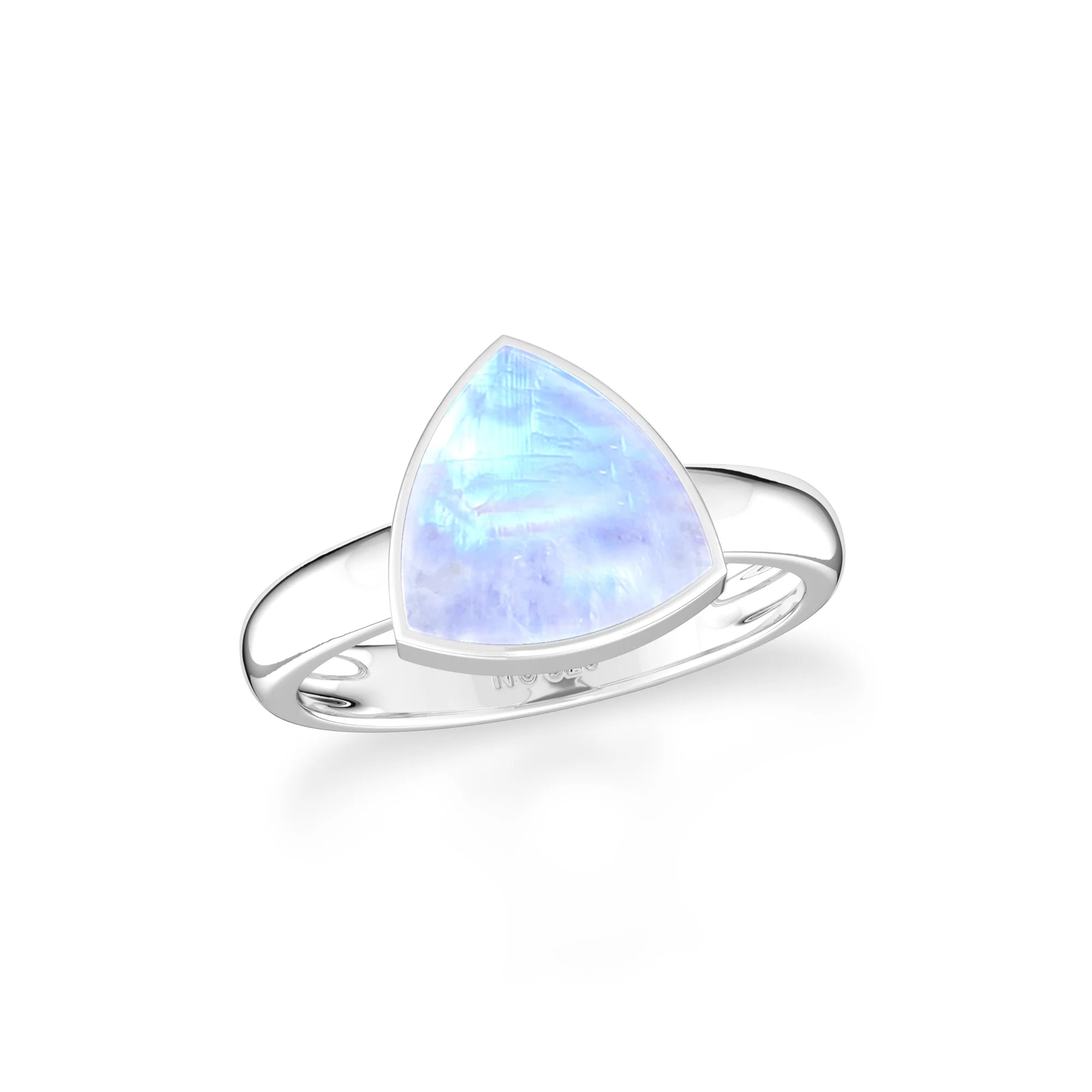 purple-moonstone bezel-set ring