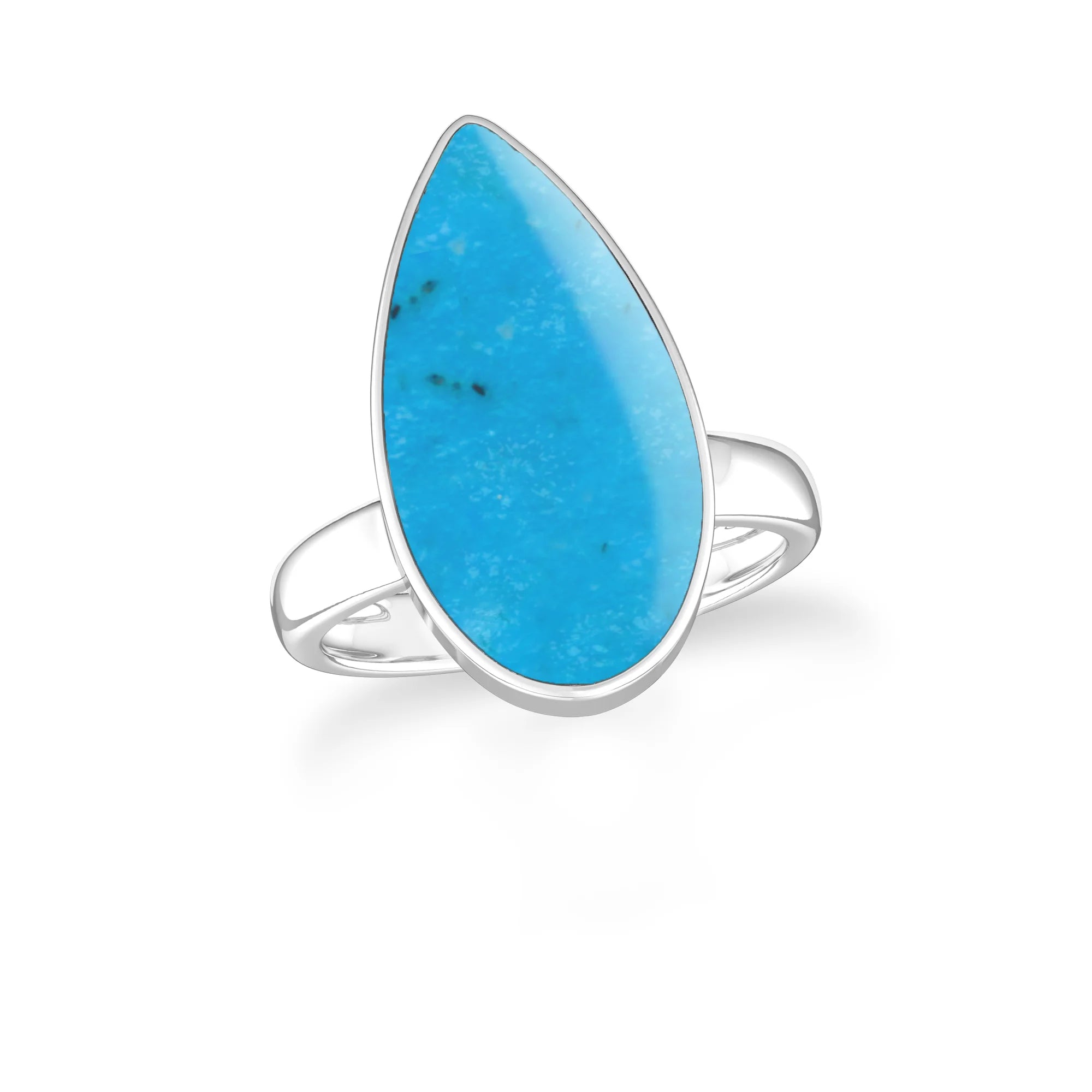 turquoise bezel-set ring