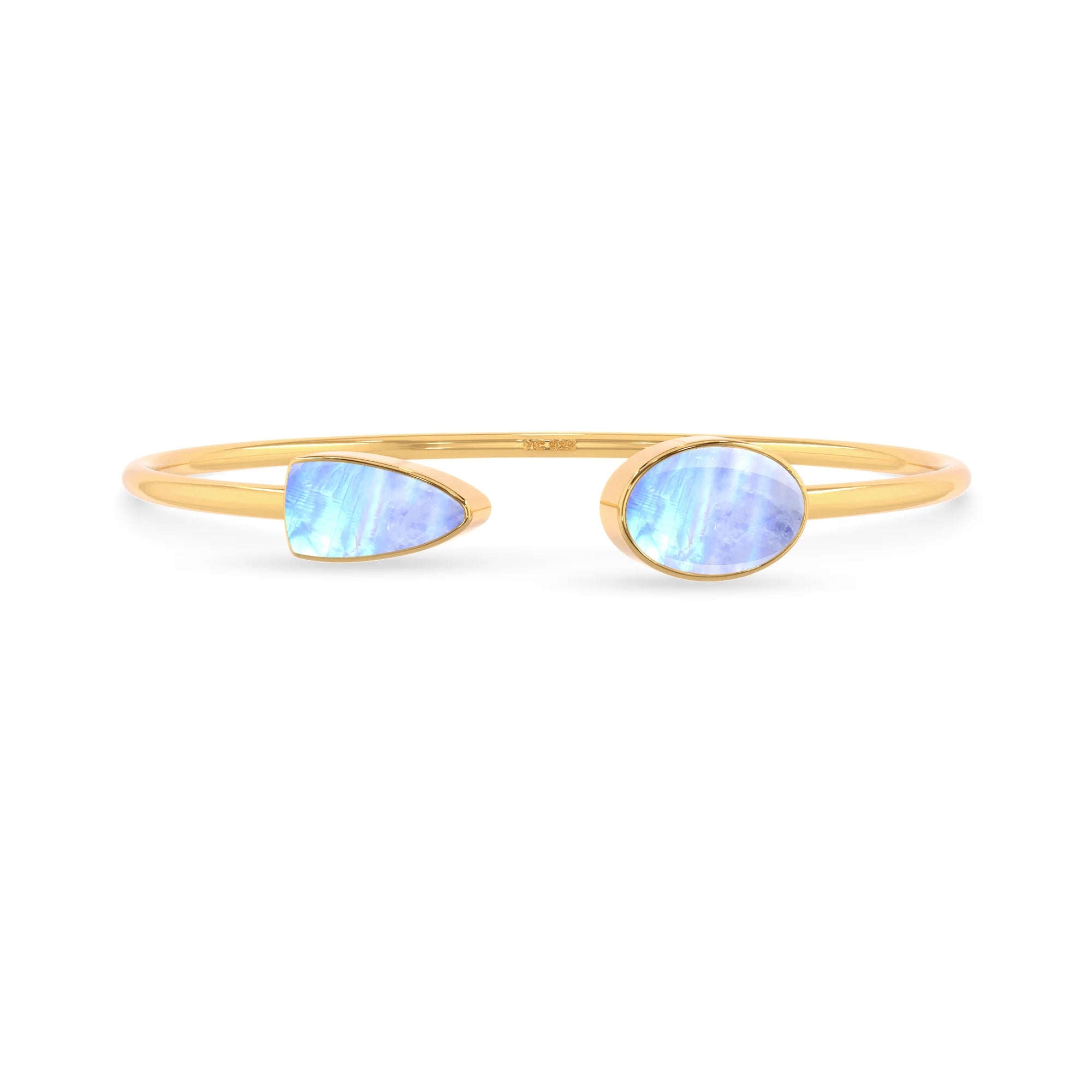 purple moonstone cab bracelet