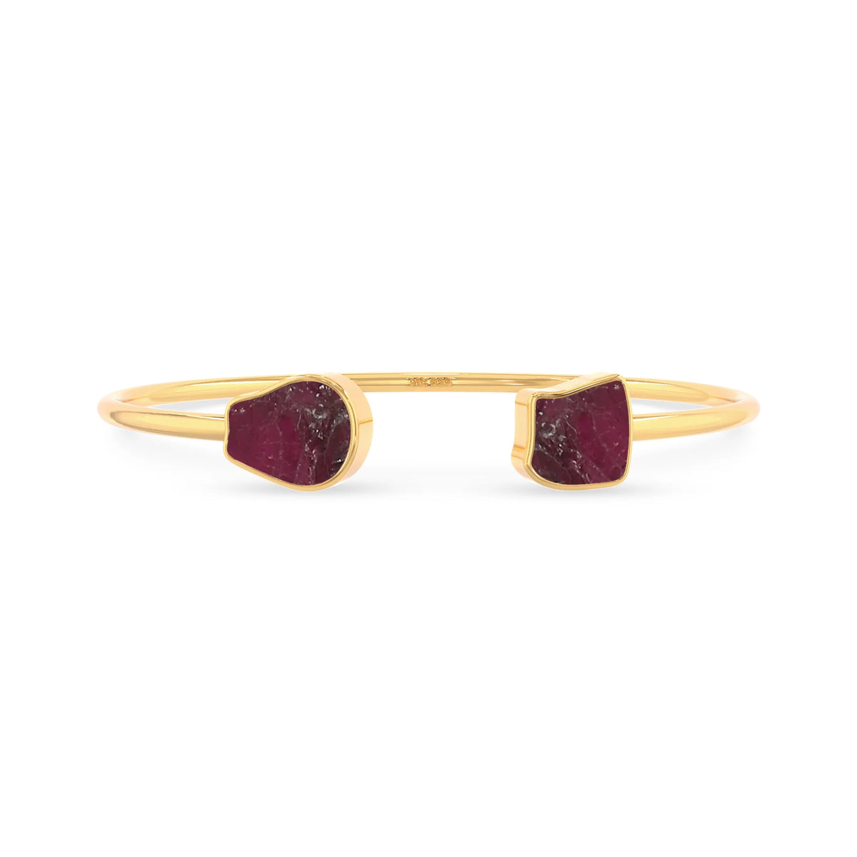 rhodolite garnet twister bracelet