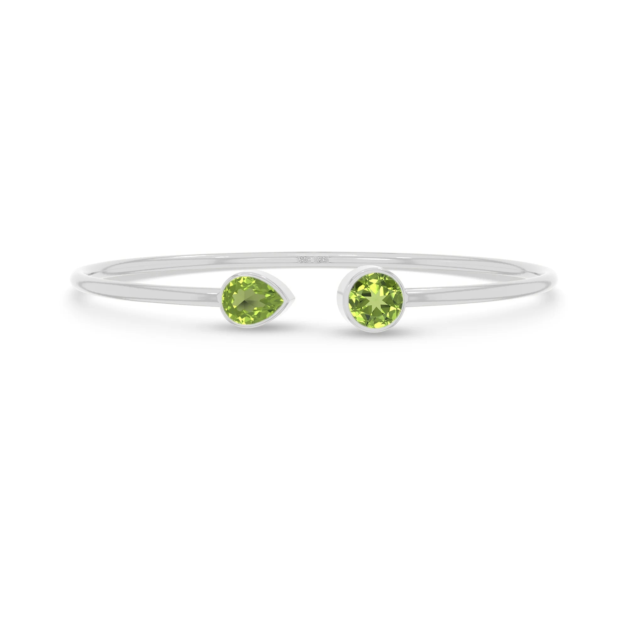 peridot cut bracelet