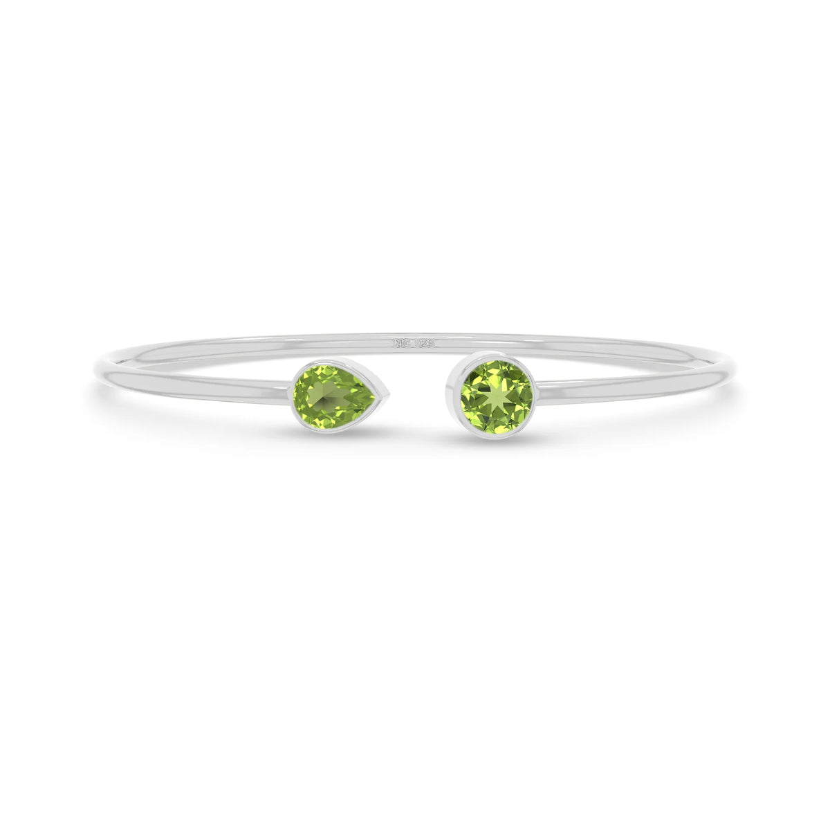 peridot cut bracelet