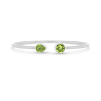 peridot cut bracelet
