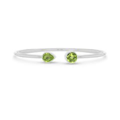 peridot cut bracelet