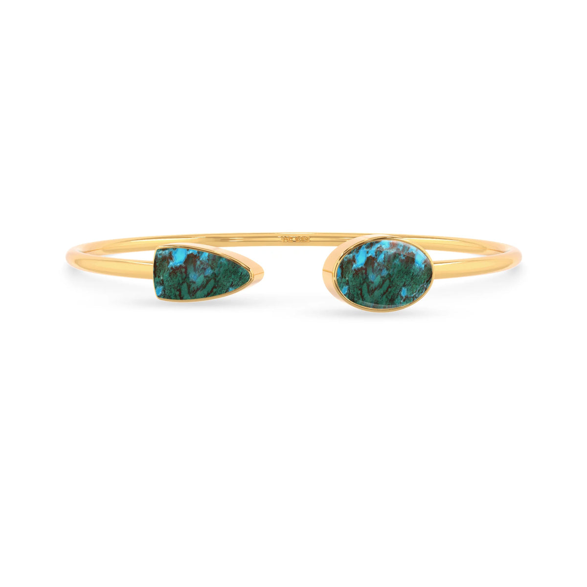 chrysocolla cab bracelet