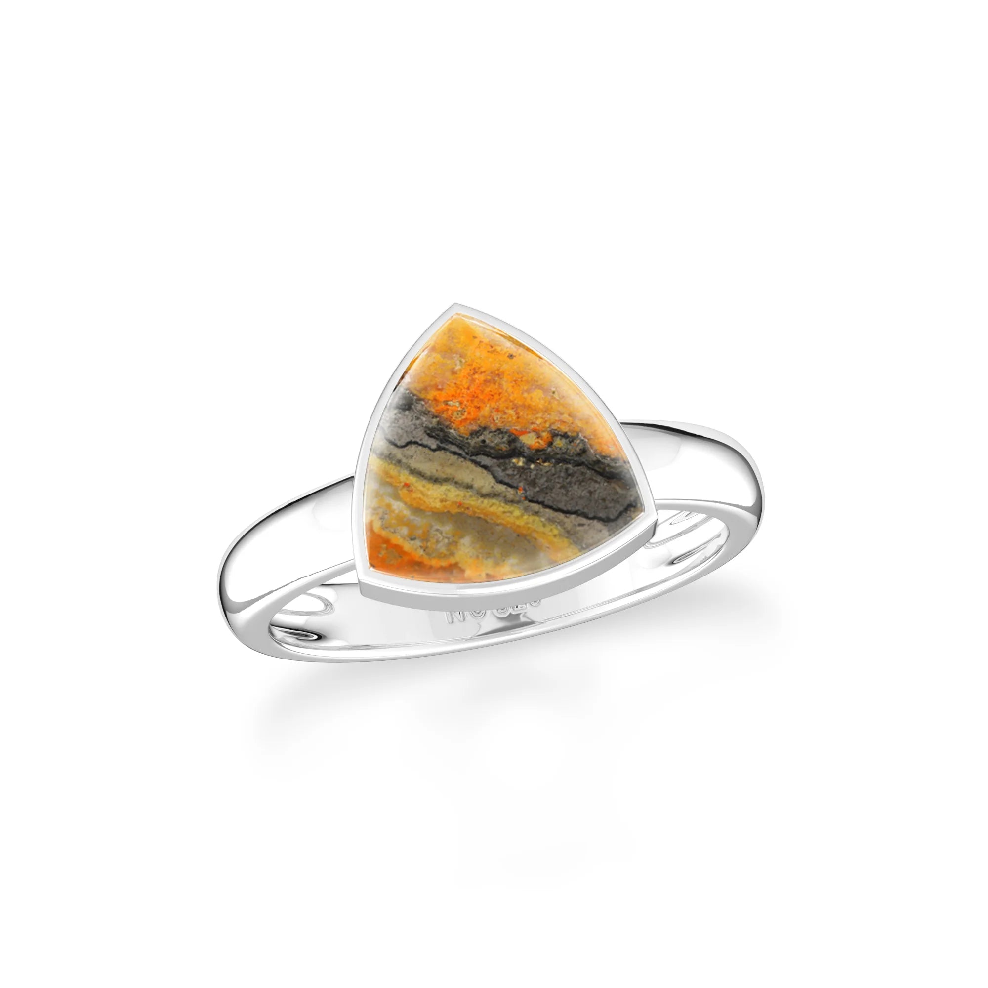 bumble-bee bezel-set ring