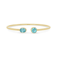 paraiba apatite cut bracelet