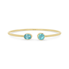 paraiba apatite cut bracelet