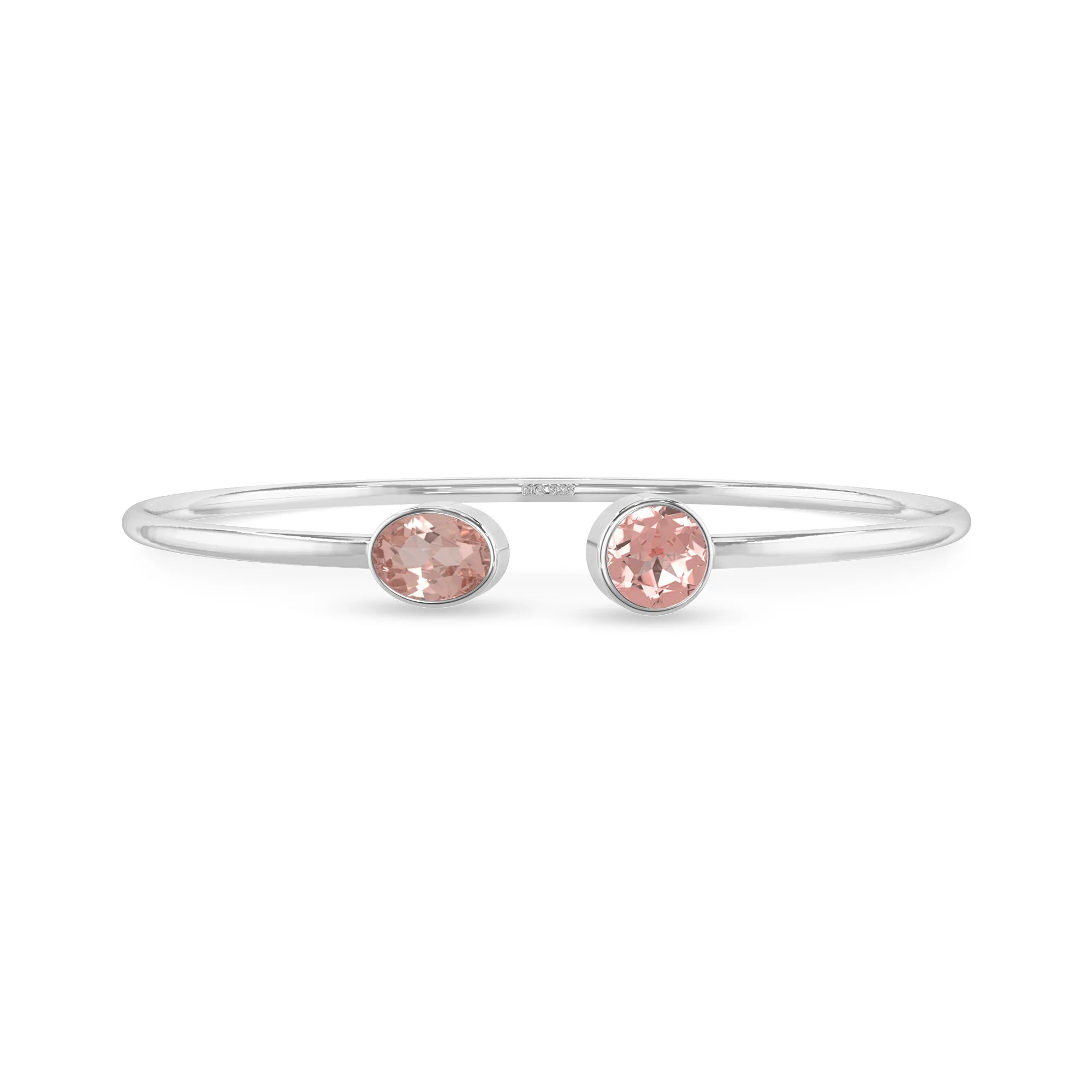 Morganite Bracelet — NC925 Sterling Silver