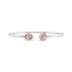 morganite cut bracelet