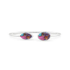 pink spiny oyster cab bracelet