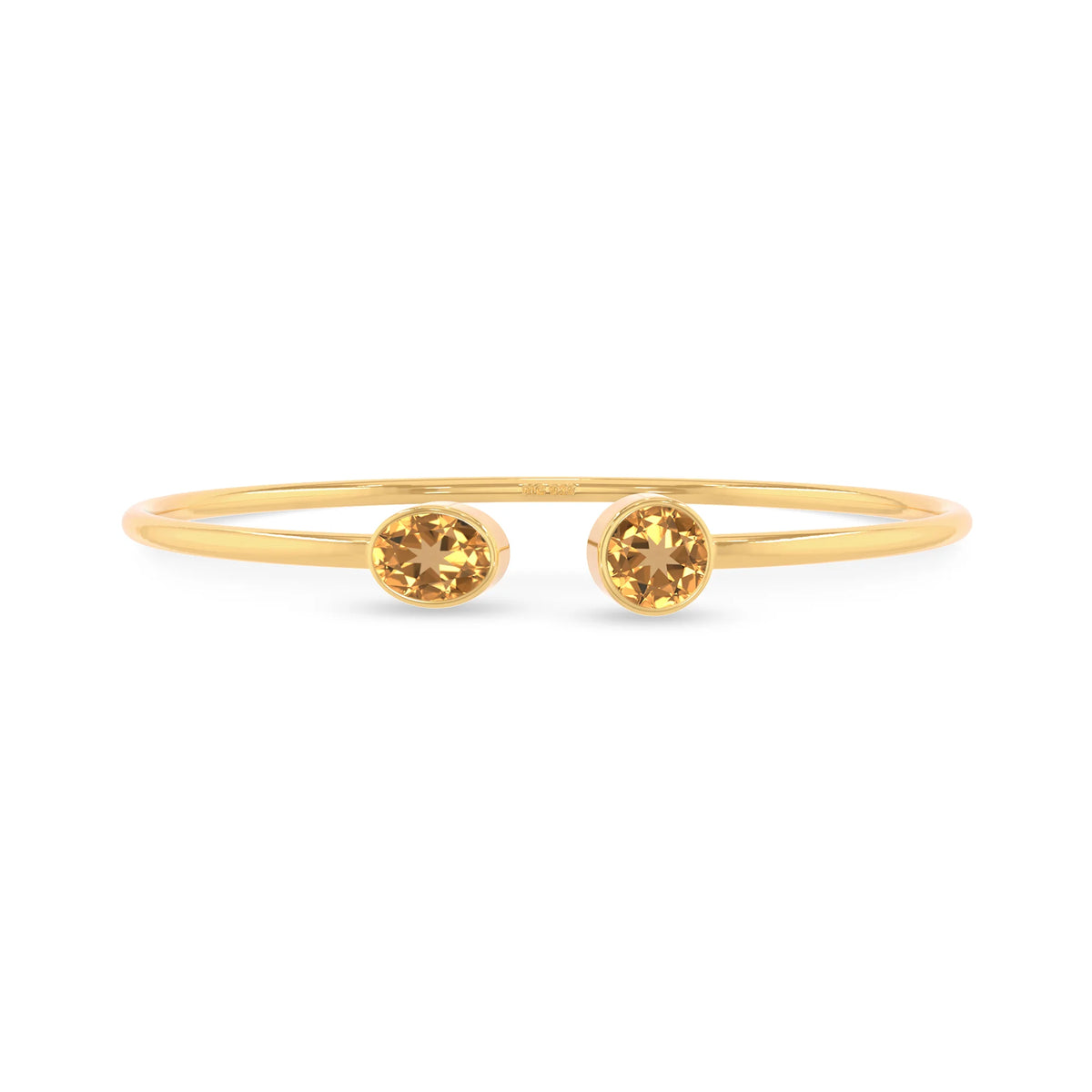 citrine cut bracelet