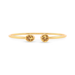 citrine cut bracelet