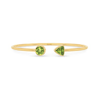peridot cut bracelet