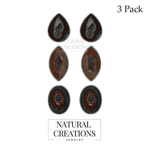 geode cab earrings