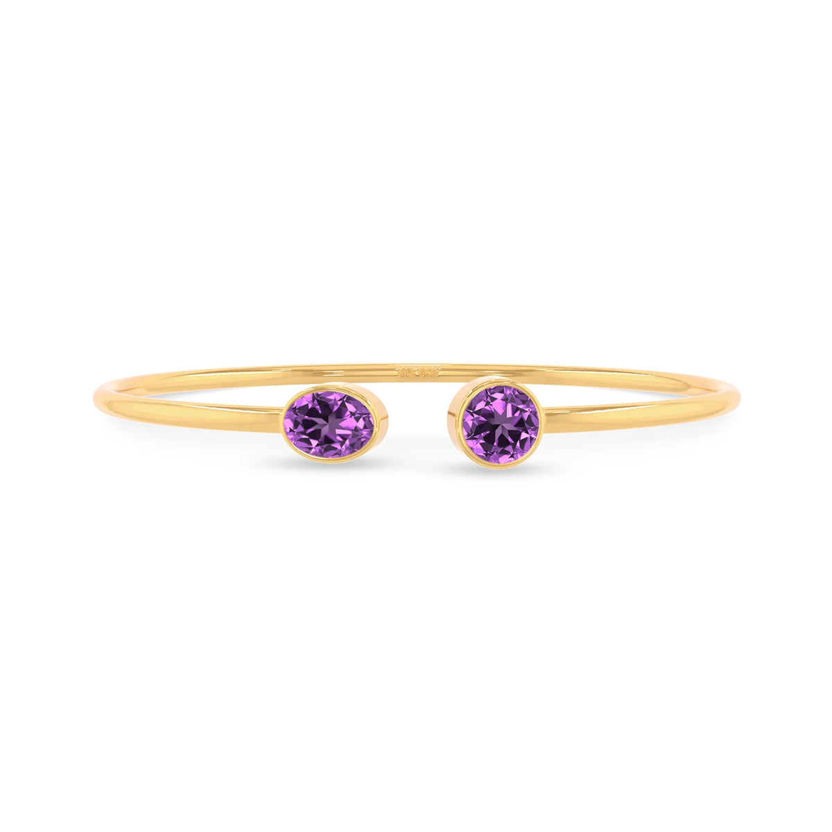 amethyst cut bracelet