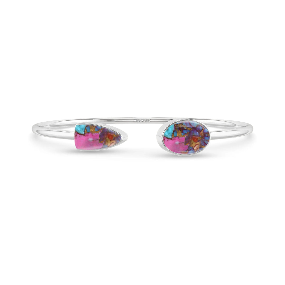 pink spiny oyster cab bracelet