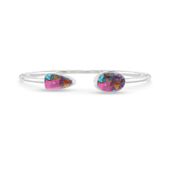 pink spiny oyster cab bracelet