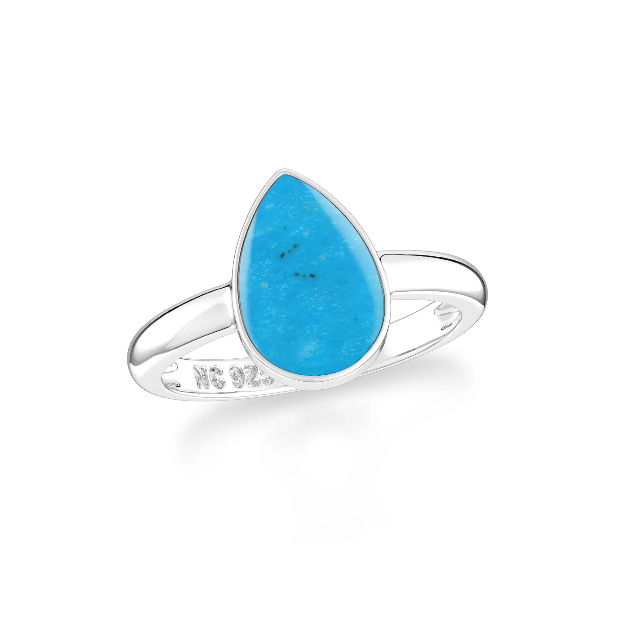 turquoise bezel-set ring
