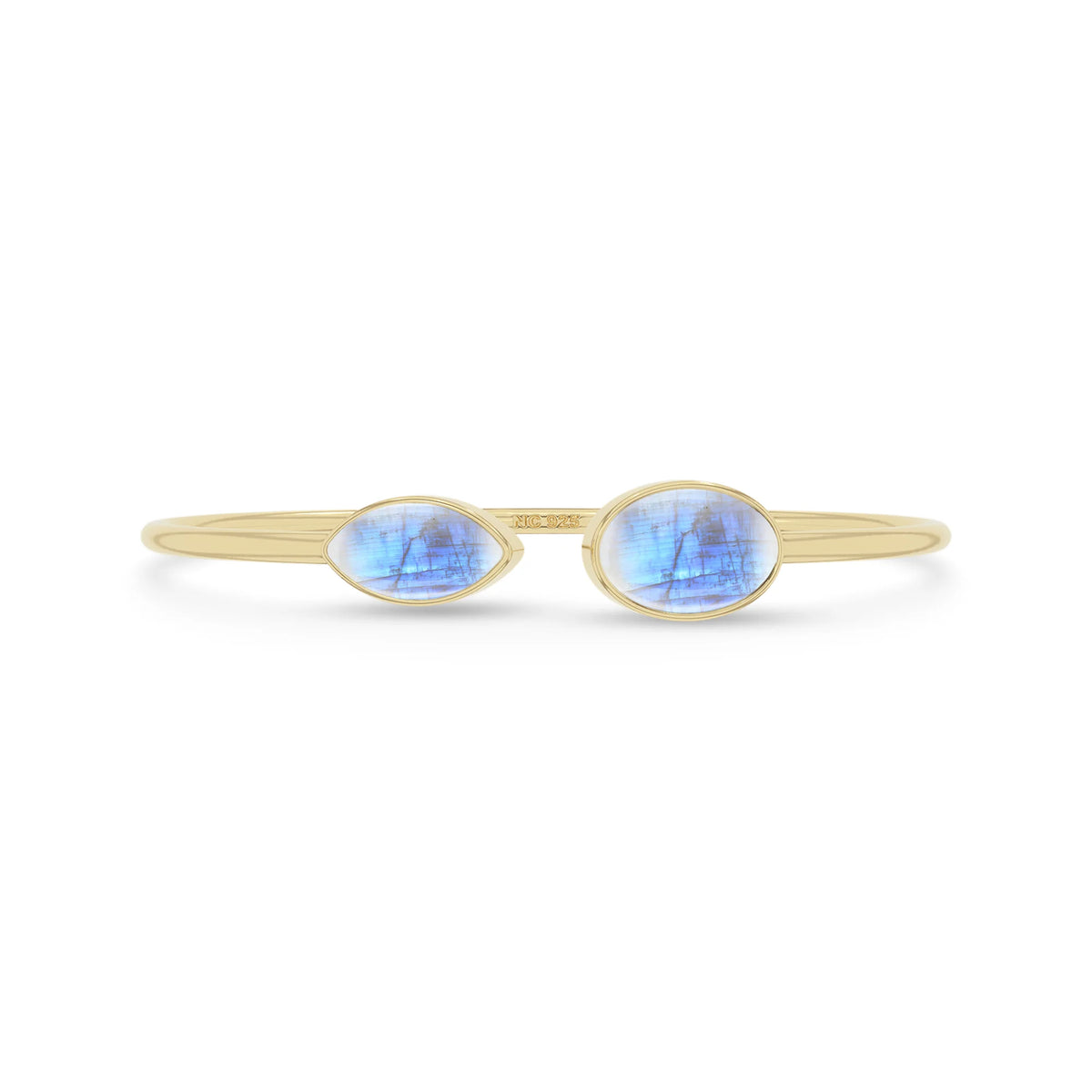 rainbow moonstone cab bracelet