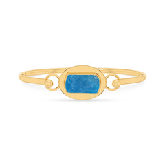 neon apatite rough bracelet