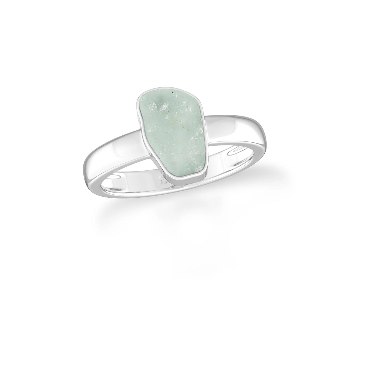 fluorite bezel-set ring