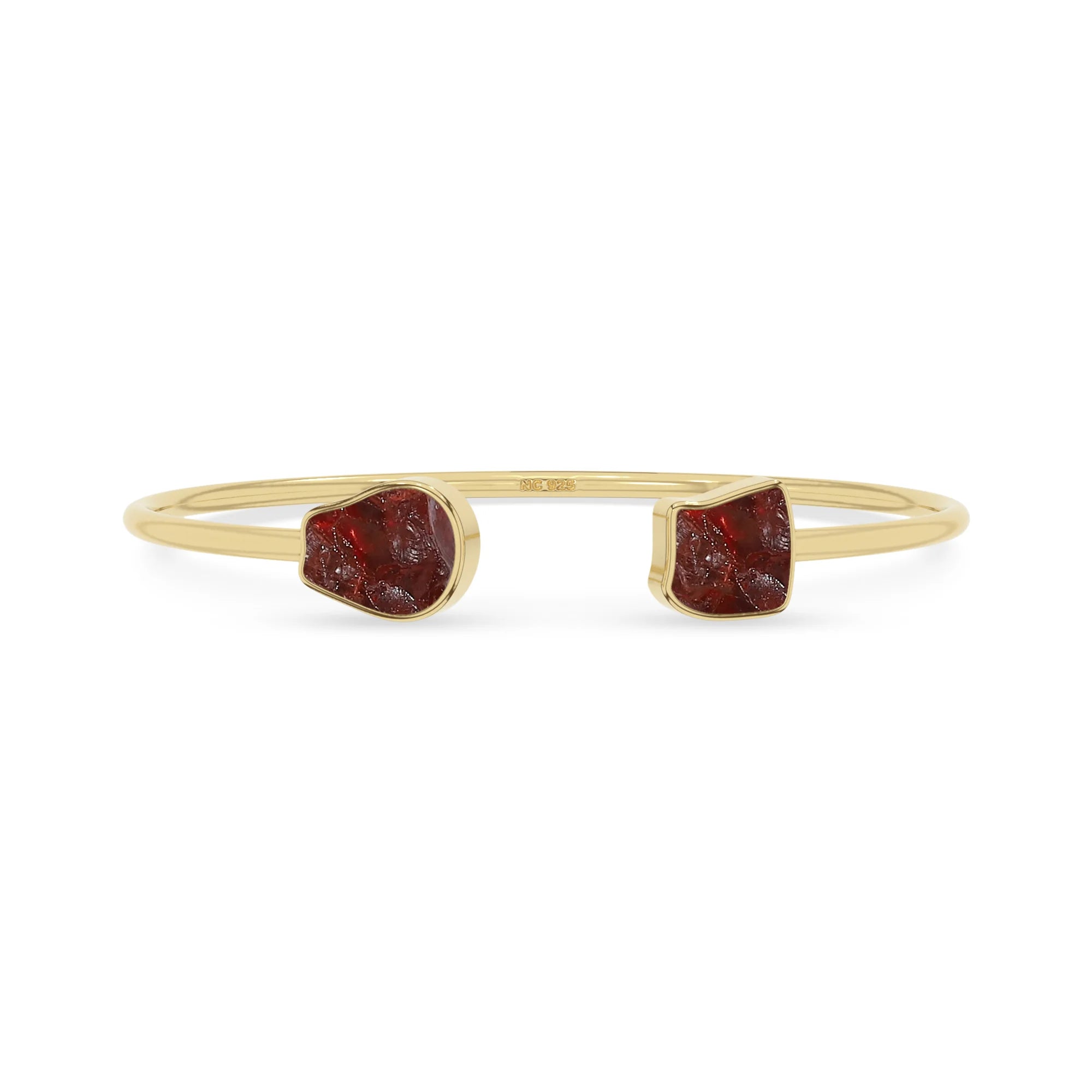 garnet twister bracelet