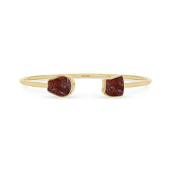 garnet twister bracelet