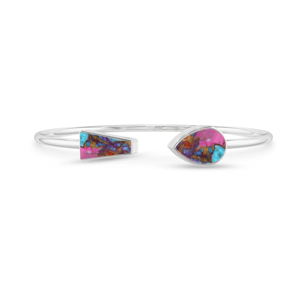 pink spiny oyster cab bracelet