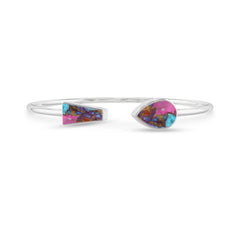 pink spiny oyster cab bracelet