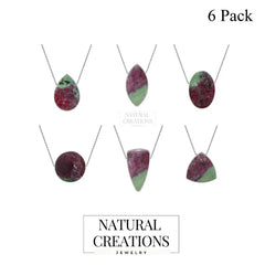 ruby zoisite pendant